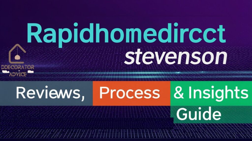 Rapidhomedirect stevenson Reviews, Process & Insights Guide