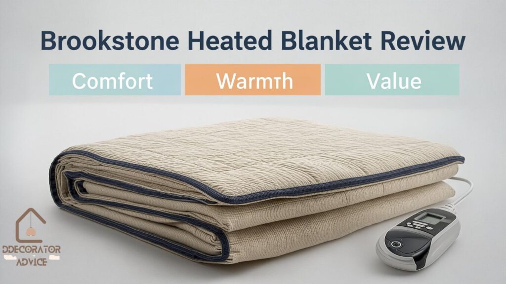 Brookstone Heated Blanket