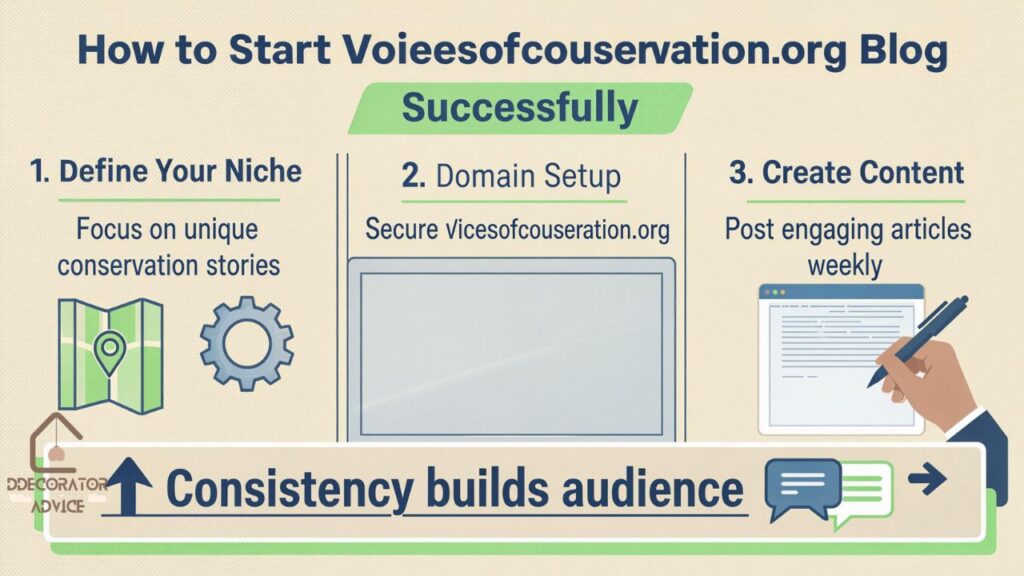 How to Start Voicesofconservation.org Blog Successfully