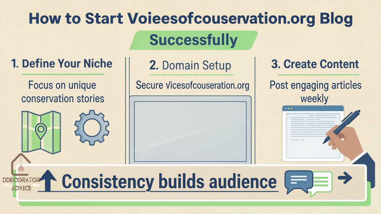 How to Start Voicesofconservation.org Blog Successfully