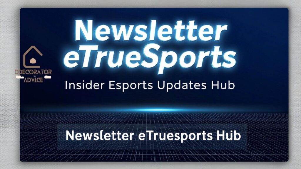Newsletter eTrueSports Insider Esports Updates Hub